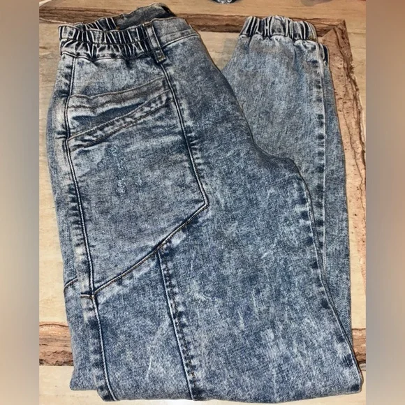 NWT Retrofete Acid Wash Crop Jeans 25 | 80s 90s Y2k MTV Mall Goth Indie Sleaze - Picture 6 of 8